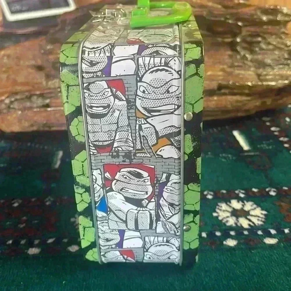 Nickelodeon teenage mutant ninja turtles lunchbox with puzzle - Picture 2 of 7